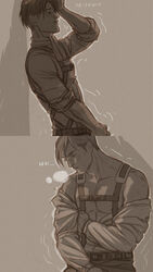 erwin smith from attack on titan by xyuwa