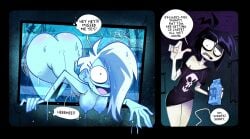 2girls adult_swim creepy_susie erect_nipples ghost_girl ghoul_school goth goth_girl herny milk nipples nude phantasma_phantom ringu scooby-doo_and_the_ghoul_school soaked the_oblongs the_ring tv wet