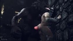 2boys 3d 3d_(artwork) anal animated armored_boots armored_gloves balls canine canine_penis erection from_behind gay gay_sex helmet human interspecies knot knotting licking longer_than_30_seconds male male/male male_only mp4 muscular no_sound nude penis rayhuma size_difference skyrim skyrim_guard skyrim_werewolf tagme the_elder_scrolls video werewolf yaoi