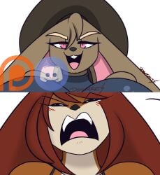 big_breasts breasts dewwydarts dewwydartz female furry lucy(dewwydartz) maddie(dewwydartz)