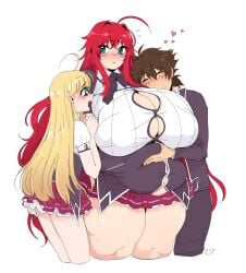 asia_argento bbw big_breasts breasts cleavage female high_school_dxd huge_breasts hyoudou_issei overweight rias_gremory riu_incognito tagme thick_thighs wide_hips