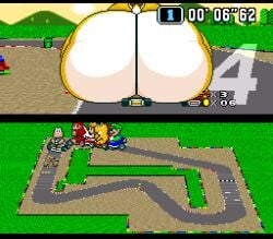 anthro ass big_ass bubble_butt chip_at_night colossal_ass enormous_ass gale_(chip_at_night) gigantic_ass go_kart huge_ass hyper_ass large_ass male male_only mario_(series) mario_circuit mario_curcuit_1 mario_kart massive_ass multicolored_body nintendo pixel_art super_mario_kart thick_thighs wide_hips yellow_yoshi yoshi