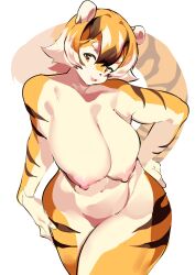 1girls aspirindabaitu ass big_breasts breasts exposed_breasts female looking_at_viewer looking_down muscular muscular_anthro muscular_female muscular_thighs naked naked_female short_hair sole_female solo solo_female solo_focus tagme tail thick thick_ass thick_thighs thighs tiger tiger_ears tiger_girl tiger_print tiger_stripes tiger_tail voluptuous voluptuous_female wide_hips