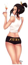 1girls artist_request avatar_legends avatar_the_last_airbender azula banner english_text female fire_nation source_request text
