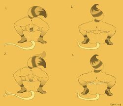 absurd_res anthro anus ass balls balls_deep bodily_fluids comic cum dozybunn duo female genital_fluids genitals hi_res male male/female mammal mating_press monochrome morgan murid murine penetration procyonid raccoon rat rear_view rodent sex simple_background sweat yellow_and_black yellow_theme