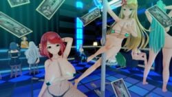 3d angry annoyed armpits bikini byleth_(fire_emblem) byleth_(fire_emblem)_(female) corrin_(fire_emblem) corrin_(fire_emblem)_(female) empressaria fire_emblem fire_emblem:_three_houses fire_emblem_awakening fire_emblem_fates fishnets haru_okumura huge_ass huge_breasts kid_icarus koikatsu large_ass large_breasts lucina_(fire_emblem) metroid micro_bikini middle_finger money mythra nintendo palutena persona persona_5 pneuma pole pole_dancing pyra samus_aran strip_club stripper stripper_pole super_smash_bros. sweat xenoblade_(series) xenoblade_chronicles_2 zero_suit