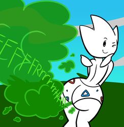 ass biggypiggy fart fart_fetish female pok&eacute;mon_(species) pokemon togetic