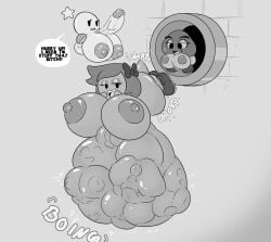 1futa about_to_have_sex anal anal_vore boo_(mario) breast_imprints cock_ring erect_penis face_imprint futanari ghost_girl goomba goomba_girl huge_ass huge_breasts imminent_sex large_breasts legless mario_(series) mass_vore mr.casino pipe safe_vore simple_background smiling starlow stomach_bulge stuffed_belly vore willing_prey