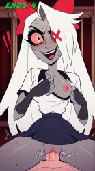 vaggie (hazbin hotel) from hazbin hotel by ends34
