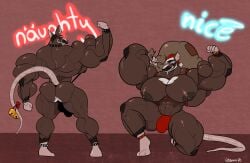 2024 69yano69 big_balls big_bulge big_muscles bodybuilder christmas christmas_hat furry holidays male_only master_splinter master_splinter_(tmnt_2012) multiple_views prostitution provocative rat sexy_pose teenage_mutant_ninja_turtles teenage_mutant_ninja_turtles_(2012) thong