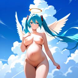 hatsune miku from vocaloid