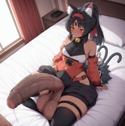 nekomiya mana from zenless zone zero by chorunda