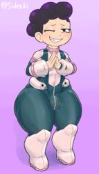 1boy bottom_heavy bulge chubby cosplay femboy huge_ass male male_focus male_only minoru_mineta my_hero_academia sideebi tagme thick_thighs tight_clothing trap