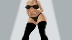 1girls animated bra busty clothing dexter's_laboratory dextor's_mom eyewear glasses hips inusen legs lips lipstick mature mature_female medium_breasts milf mother orange_hair panties red_lips red_lipstick short_hair thick thick_legs thick_thighs thighs voluptuous wide_hips