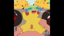 anal anal_sex animal_genitalia animated anus audience balls balls_deep being_watched bouncing_balls disc dj_pikachu feral feral_penetrated fur furry gay glasses holding_hands human human_on_feral male male_only music open_mouth party penis pikachu pokemon pokemon_(species) pokephilia questionable_consent sex size_difference sleep_sex sleeping sound sound_warning tagme talentlesshack video