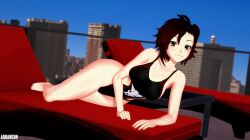 ruby rose from rwby by arrancon