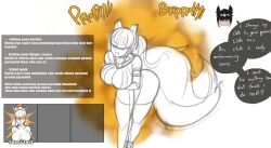 blindfolded chro-sis fart fart_cloud fart_fetish farting gameplay_mechanics original_character sketch skunk_ears skunk_girl skunk_tail