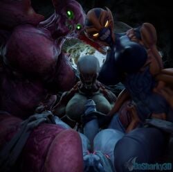 3d 3d_(artwork) 3d_animation 4futas baron_of_hell_(doom) big_breasts big_penis blender blue_penis bouncing_breasts consistent_pov dasharky3d demon demon_girl doom erection futa_on_futa futadom futanari genitals group group_sex gynomorph handjob hell hell_knight_(doom) human humanoid imp_(doom) intersex interspecies masturbation muscular_female nightmare_waifu nipples penetration penile penile_penetration pov receiving_pov red_body red_penis sex sound summoner_(doom) tagme thick_thighs video video_games
