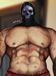 ghost (modern warfare 2) from call of duty by bon30n