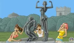 ballbusting disgusting laughing masterxumipang mocking smug tagme ugly