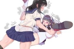 futanari uniform girl fan art