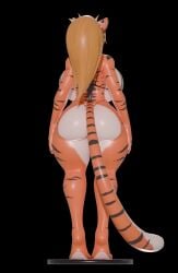 3d_(artwork) ana_(fluffyglitch) animated anthro ass big_breasts blender_(artwork) bra breasts clothed clothing digital_media_(artwork) ear_piercing felid female fluffyglitch fluffyglitch_(modeler) fluffyglitch_(rigger) fur golden_clothing hair hi_res mammal no_sound pantherine panties piercing short_playtime simple_background smile solo striped_body stripes tagme tail thick_thighs tiger underwear video wide_hips