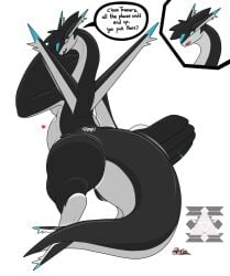 anthro anthro_pred ass ass_expansion big_ass big_booty big_butt blush digested digestion fat_ass fat_booty fat_tail female female_pred fusion huge_ass human_prey hybrid latias looking_at_own_butt looking_back lugia multiple_prey pokemon pokemon_(species) post-vore sentinelwinder sonear_(sentinelwinder) tail thick_tail thick_thighs vore weight_gain