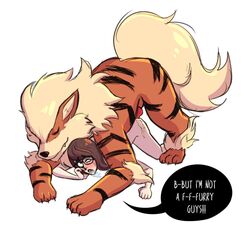 anal arcanine artist_request dialogue dimitri_monroe feral gay girly legs male_only male_pokemon/male_human nintendo pokemon pokemon_(species) pokephilia source_request trap unknown_artist year_request zoophilia