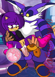 anal anal_impregnation anal_sex ashley_the_hedgehog big_penis big_the_cat catrashley18 cum_in_ass furry furry_only impregnation ovum pregnant pussy size_difference sonic_(series) sonic_oc stand_and_carry_position straight