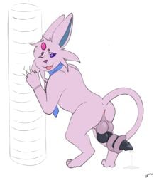 alpha_channel balls black_penis bodily_fluids eeveelution espeon feral genital_fluids genitals hi_res iggy_(vanzard) knot male masturbation necktie nintendo penile penile_masturbation penis pokémon_(species) pokemon pokemon_(species) precum sex solo tail_fetish tail_masturbation tail_play tail_sex tailjob vanzard video_games