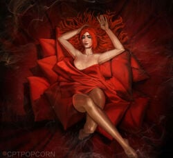 triss merigold from cd projekt red by cptpopcorn