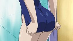 animated ass gunxsword one-piece_swimsuit screencap swimsuit swimsuit_pull wardrobe_malfunction wedgie wendy_garrett