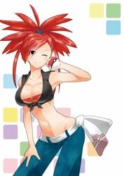 female female_only flannery_(pokemon) flannery_(pokemon_oras) gym_leader human human_only nintendo pokemon pokemon_oras red_hair solo