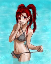 female female_only flannery_(pokemon) gym_leader hizumi_(s05a1064) human human_only pixiv pokemon red_hair solo