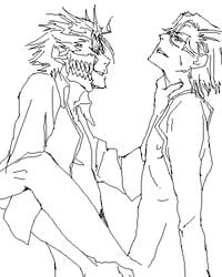 bleach grimmjow_jaegerjaquez szayelaporro_granz tagme yaoi