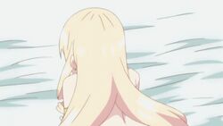 animated animated ass ass_grab bed blonde_hair bouncing_breasts breasts censored erect_nipples female garter_belt hanging_breasts kaneko_hiraku large_breasts long_gloves long_hair nipples penis princess_reaina sex sweat tsunpuri vaginal_penetration