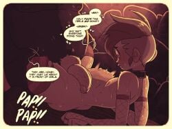 1boy 2d 2d_(artwork) 2girls anal anal_sex anthro anthro_on_human arms_behind_back balls big_penis breasts collar comic comic_page covered_nipples dialogue earrings female femboy goblin goblin_female heart_pasties hi_res huge_breasts hung hung_bottom hung_femboy hung_trap jack_cayless looking_at_penis male navel onomatopoeia panties pasties penis penis_in_panties penis_in_stocking penis_in_thighhigh penis_in_thighhighs penis_in_thong rapscallion revealing_clothes sex shortstack side-tie_panties speech_bubble stomach_bulge straight_to_gay thin thin_waist thong topless topless_male trap twink