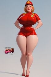 1girls ai_generated big_ass big_breasts big_thighs breasts curvaceous curvy curvy_figure digital_media_(artwork) female grai hips hourglass_figure huge_ass huge_breasts huge_thighs large_ass large_breasts large_thighs legs light-skinned_female light_skin mature mature_female slim_waist thick thick_hips thick_legs thick_thighs thighs uniform voluptuous waist wide_hips wide_thighs