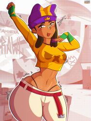 mina (brawl stars) from brawl stars by znixye