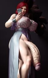 triss merigold from the witcher (series) by windo3d