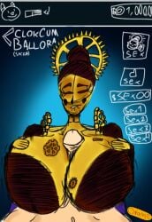 0range0rengi 1boy1girl 1girl1boy 2d ballora_(fnafsl) clockwork_ballora five_nights_at_freddy's outercourse paizuri sex