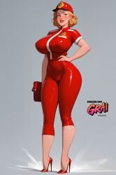 1girls ai_generated big_ass big_breasts big_thighs breasts curvaceous curvy curvy_figure digital_media_(artwork) female grai hips hourglass_figure huge_ass huge_breasts huge_thighs large_ass large_breasts large_thighs legs light-skinned_female light_skin mature mature_female slim_waist thick thick_hips thick_legs thick_thighs thighs uniform voluptuous waist wide_hips wide_thighs
