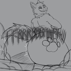 2d anthro anthro_only ass big_ass big_butt big_fart black_and_white canine fart fart_cloud fart_fetish farting fat_ass fat_butt furry furry_only grin grinning huge_ass huge_butt looking_back looking_over_shoulder male male_fart male_only motion_lines nabb-kun naked no_genitals no_sex nonhuman nude oc one_eye_closed onomatopoeia sitting sitting_down sketch smile smirking solo solo_anthro solo_male tail tattoo tattoo_on_butt teeth winking wobbling_ass