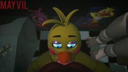 2023 3d animated animatronic animatronic_girl animatronic_male blowjob canine_penis chicken cuckold face_fucking five_nights_at_freddy's five_nights_at_freddy's_2 fnaf fnaf2 fox foxy_(fnaf) gif male_pov mangle_(fnaf) mayvil_(artist) oral pov prisma3d robot_girl robot_on_robot scottgames tagme toy_chica_(classic) toy_chica_(fnaf) video