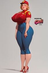 1girls ai_generated big_ass big_breasts big_thighs breasts curvaceous curvy curvy_figure digital_media_(artwork) female grai hips hourglass_figure huge_ass huge_breasts huge_thighs large_ass large_breasts large_thighs legs light-skinned_female light_skin mature mature_female slim_waist thick thick_hips thick_legs thick_thighs thighs uniform voluptuous waist wide_hips wide_thighs