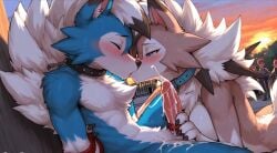 ai_generated blue_fur blush breasts chain_leash chains cock cock_ring collar cum cum_on_body cum_on_penis cum_on_self dusk_lycanroc exposed exposed_penis female fingering fingering_partner fingers furry furry_female furry_male furry_only kissing kissing_while_cumming leash leash_and_collar leashed_collar leashed_male love lucy_(willfurry) lycanroc making_out male midday_lycanroc moaning naked naked_female naked_male nervous nervous_sweat penis people_watching playful_blush playing_with_penis pokemon pokemon_(species) precum precum_drip precum_on_penis public public_exposure public_nudity public_sex restrained rope rope_bondage sex sex_slave sexy_body touching touching_penis watchers watching watching_sex will_(willfurry) willfurry wolf