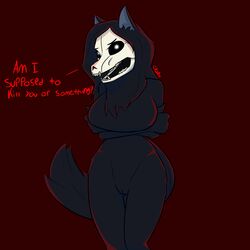 anthro big_breasts crossed_arms no_nipples pussy scp-1471 scp_foundation sos_or_loss wide_hips