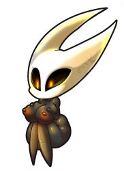 big_ass big_breasts breasts bug_girl corruption hollow_knight hollow_knight:_silksong hornet_(hollow_knight) self_upload shortstack yellow_nipples zenkitsune_(artist)