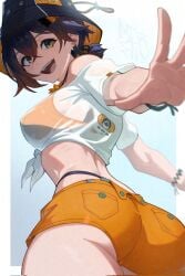 belle (summer skies) (zenless zone zero) from zenless zone zero by mendo0821