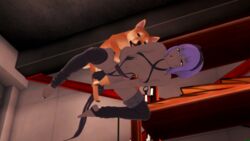 1girls 3d ambiguous_penetration animal_genitalia canid canine canine_on_human dark_skin dog domestic_dog eyes female female_human feral hetero holding_legs human male male/female male_canine zoophilia